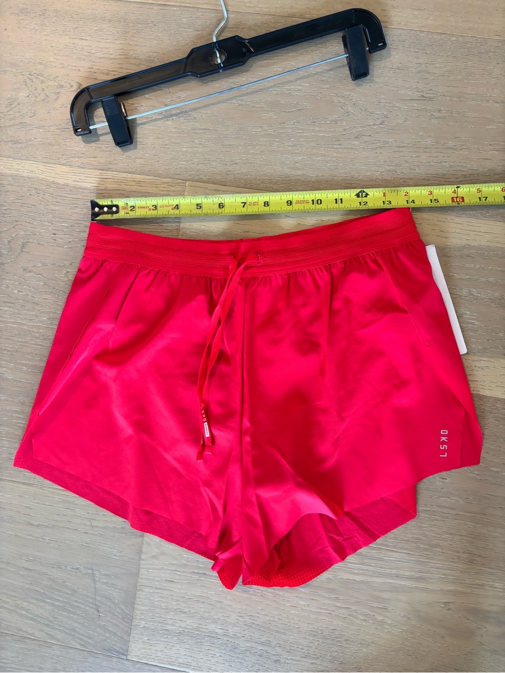 LSKD Accelerate 3" High Rise Running Short Scarlet Red Large NWT - Picture 11 of 12